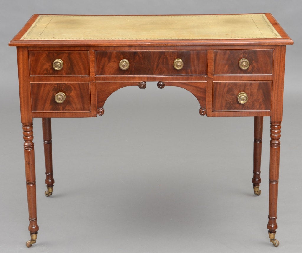 mahogany writing desk