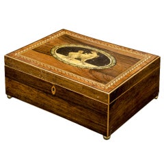 English Regency Rosewood Box 8