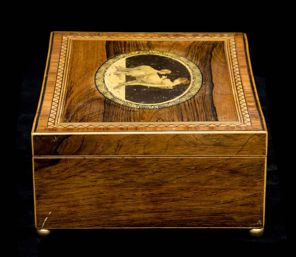 English Regency Rosewood Box For Sale 1