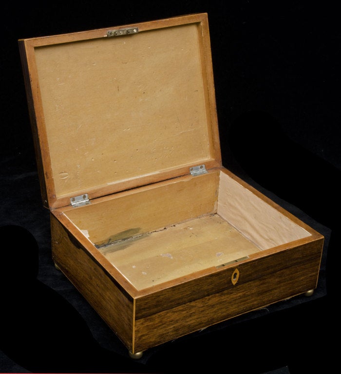 English Regency Rosewood Box For Sale 2