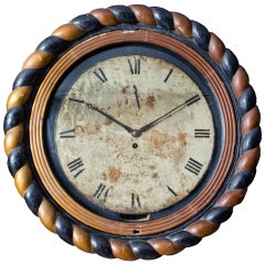 Antique Irish Dial Wall Clock