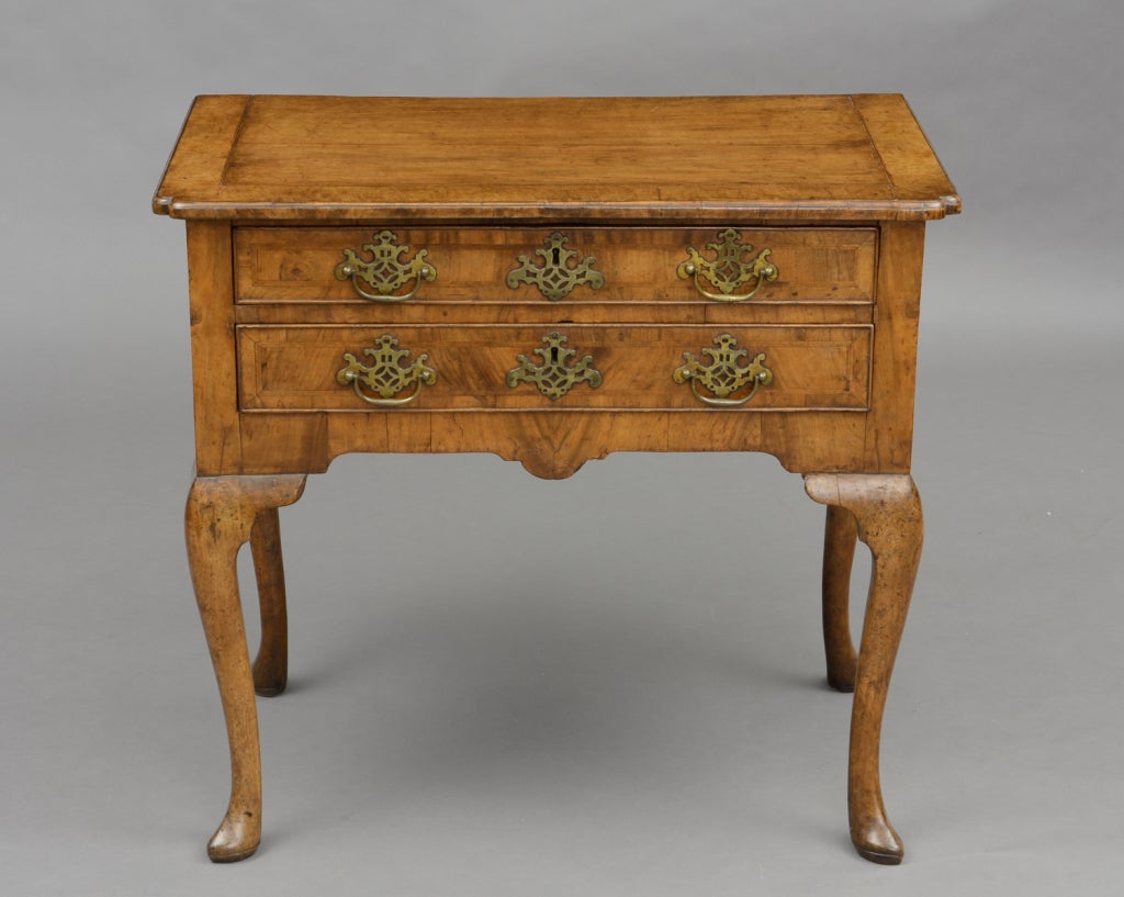 English George II Period Walnut Lowboy