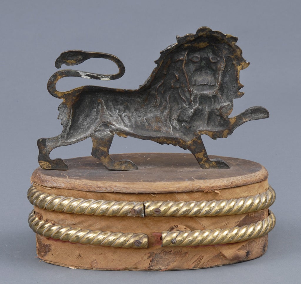 Victorian English Gilded Lion Ornament