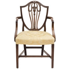 English Hepplewhite Period Armchair