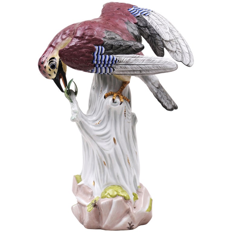 Dresden Porcelain Bird For Sale