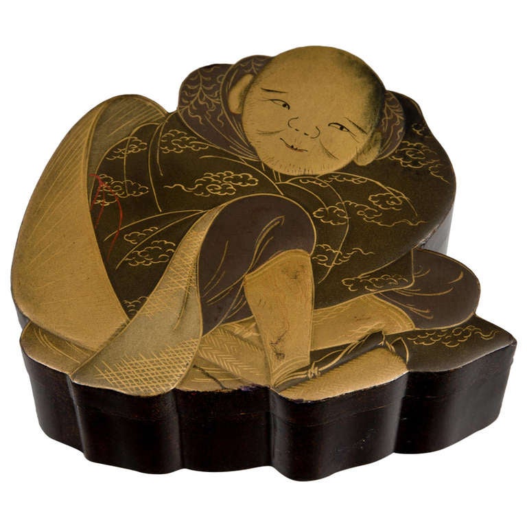 Japanese Lacquer Box, circa 1880 For Sale at 1stdibs