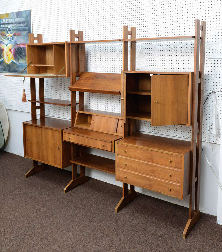 danish modern wall unit