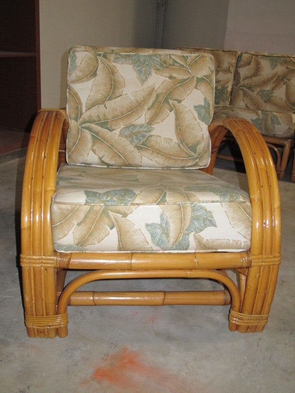 sofa set bamboo