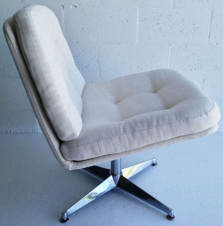 American Single Lounge Chair by Founders For Sale