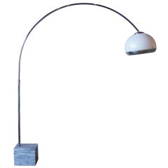 Vintage Harvey Guzzini for Laurel Lighting Co. Arc Lamp