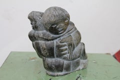 Charming Inuit Eskimo Carving Signed And Dated