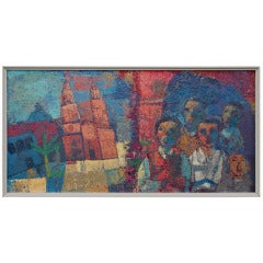 William McCloy mixed media on board 2
