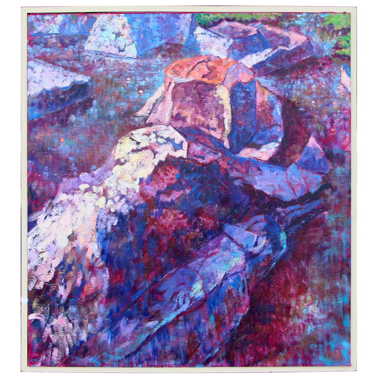 Oil on Silk by Mark Milowsky
