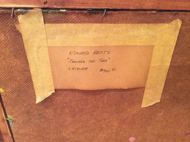Edward H Betts 1920-2008 Eine Tatsache Lack auf Karton 3