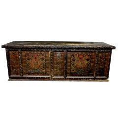 Hand Painted Continental Cabinet