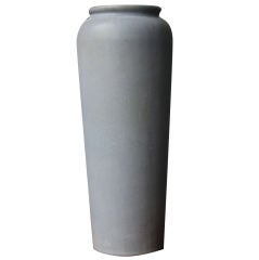 Arts & Crafts Teco Vase in a nice shade of blue