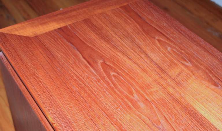 Scovby Teak Credenza Sideboard In Good Condition In Palm Springs, CA