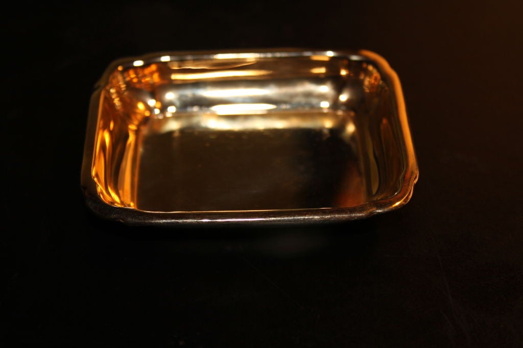 American 1950's Cartier solid gold tray or catchall