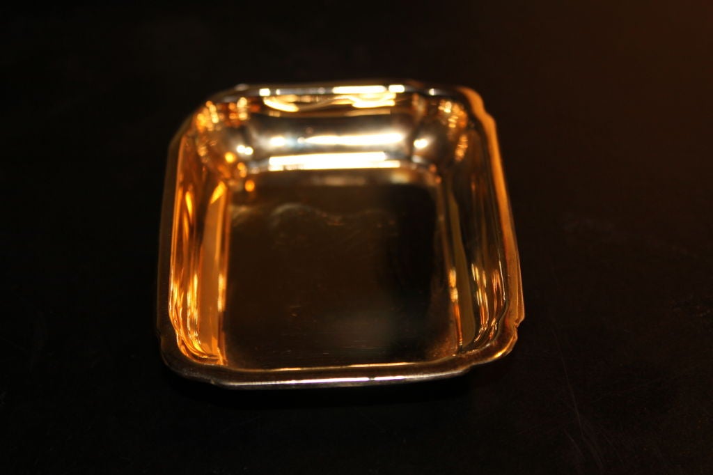 Mid-20th Century 1950's Cartier solid gold tray or catchall