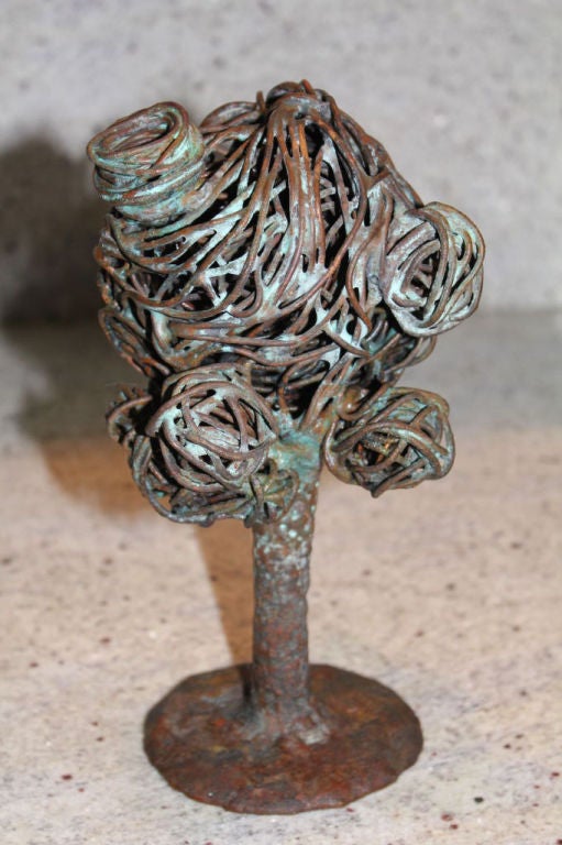 American Copper and Bronze tree sculpture by Klaus Ihlenfeld