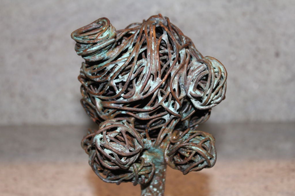 Copper and Bronze tree sculpture by Klaus Ihlenfeld 1