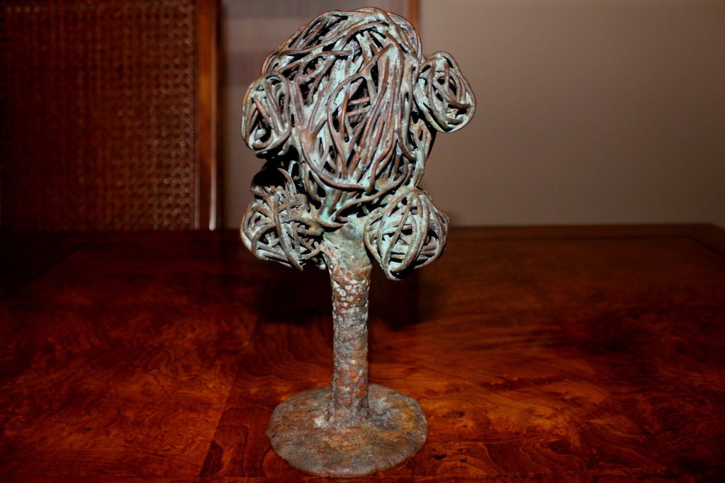 Copper and Bronze tree sculpture by Klaus Ihlenfeld 3