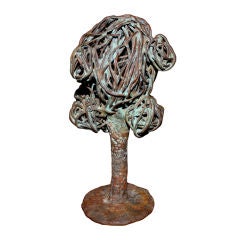 Copper and Bronze tree sculpture by Klaus Ihlenfeld