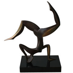 Unique 1/1 bronze by the noted British sculptor John Huggins