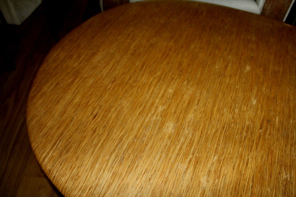 Chris Lehrecke For Ralph Pucci Rare Wood Table Top Bronze Base 5