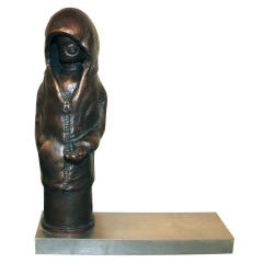 Bronze by Newburgh Artist Ivan Palmer Titled "3 AM" 2