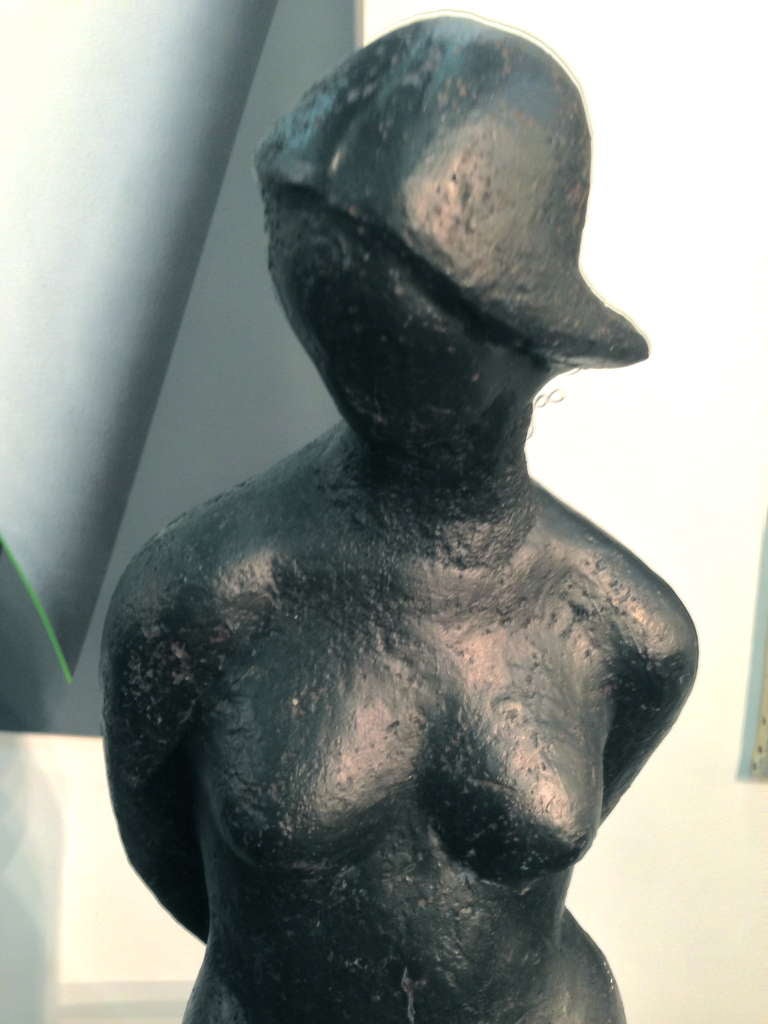 Beautiful plaster painted nude torso of a woman 2