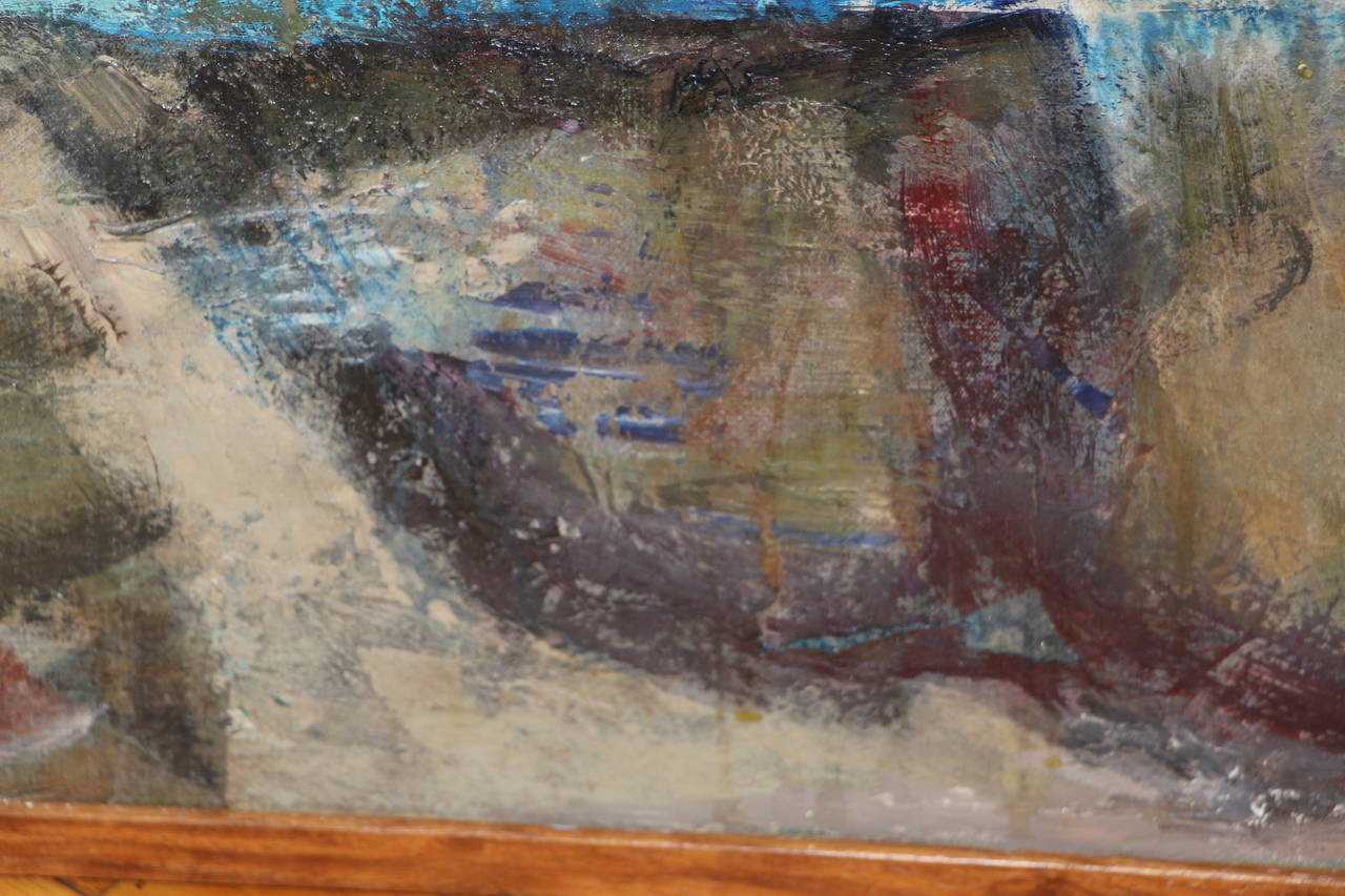 1960s Abstract Painting by Noted Artist Maurice Abramson 3