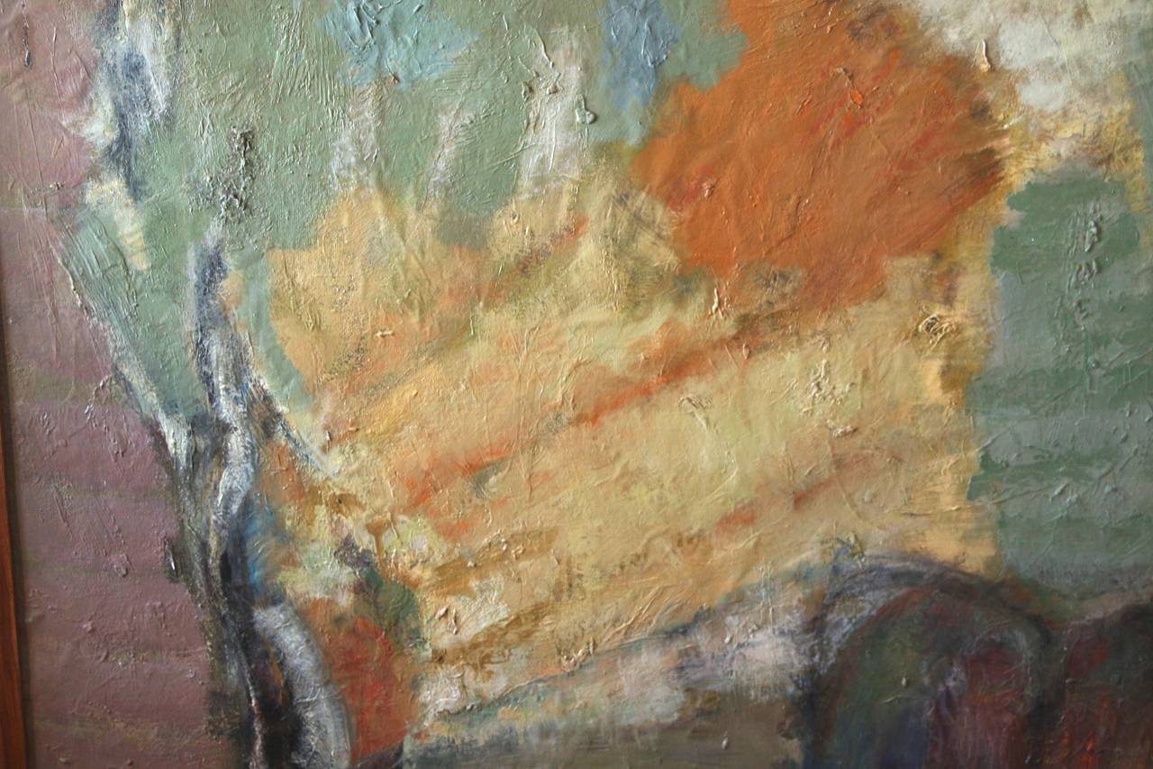 1960s Abstract Painting by Noted Artist Maurice Abramson 2
