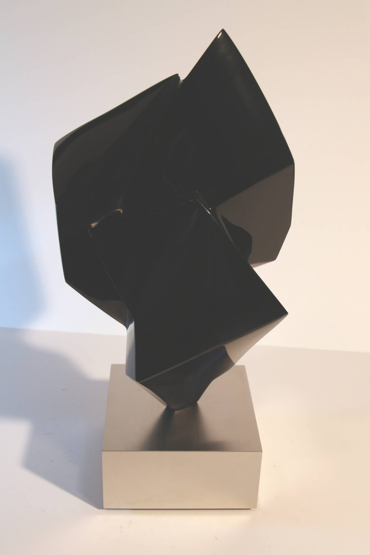 Glass Sculpture by Naomi Kruwant, 1984 In Good Condition In Palm Springs, CA