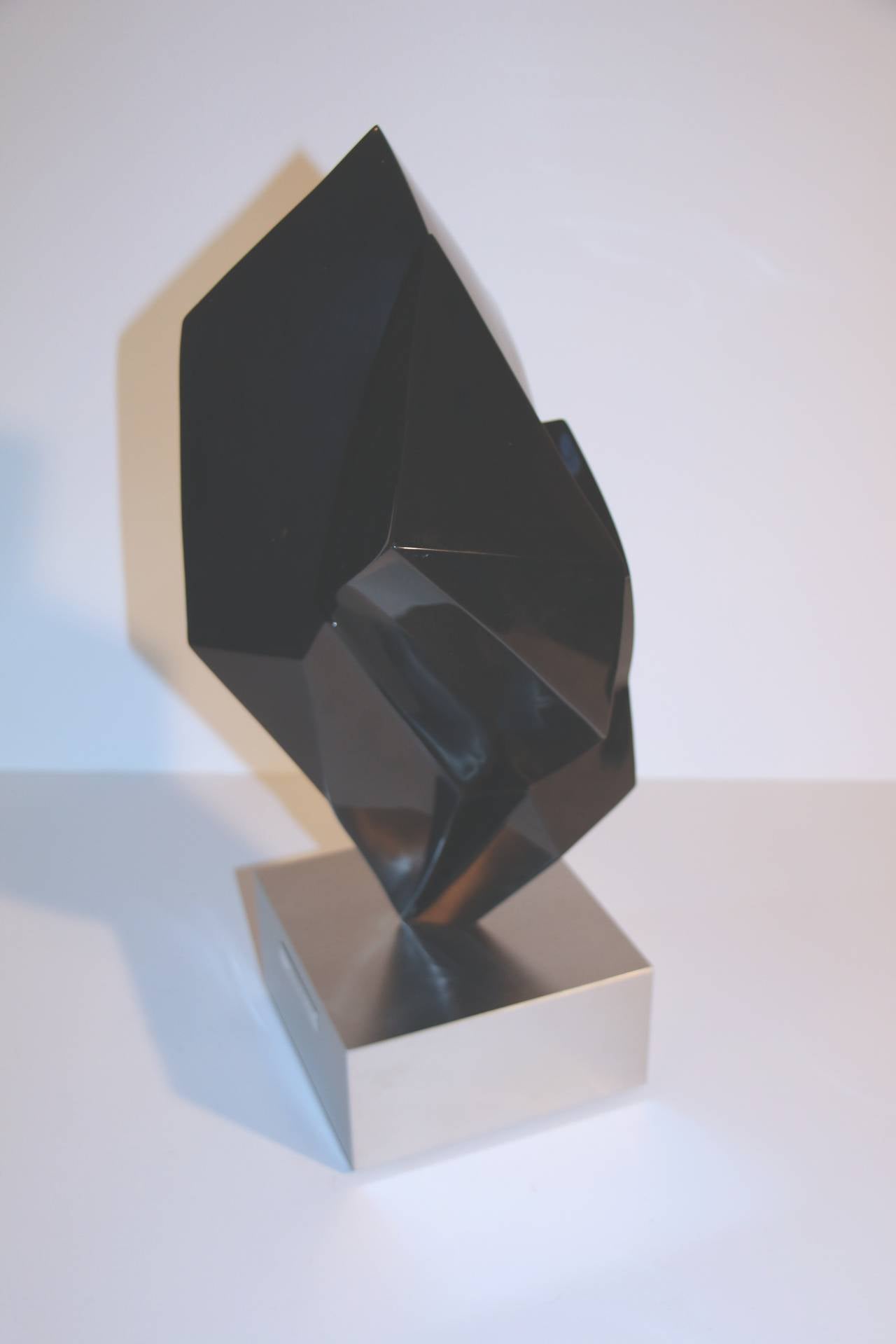 Glass Sculpture by Naomi Kruwant, 1984 2