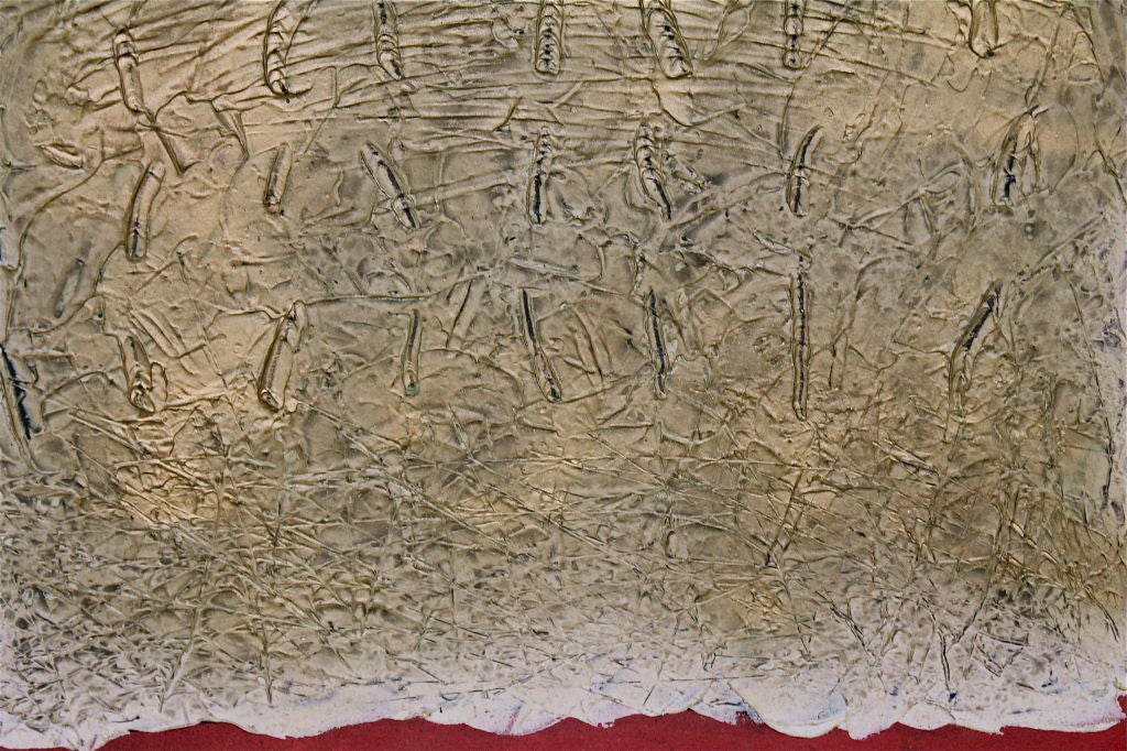 Gran Abstracto Grande Firmado Ilegalmente siglo XX en venta