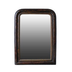Louis Philippe period mirror with faux painted original mirror
