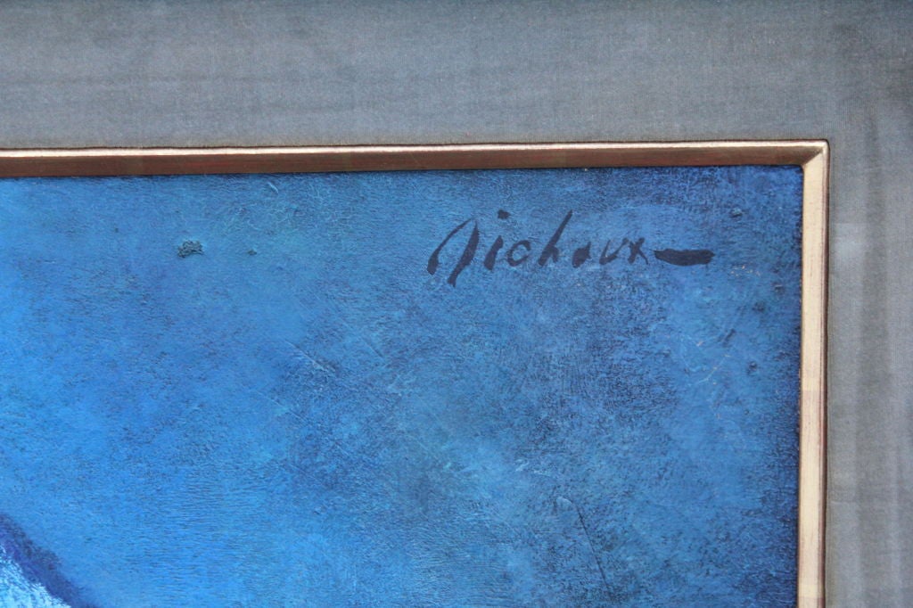 Canvas 1959 o/c by Michelle Michaux titled 