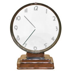 Vintage Etalage Reclame Mystery clock running nicely