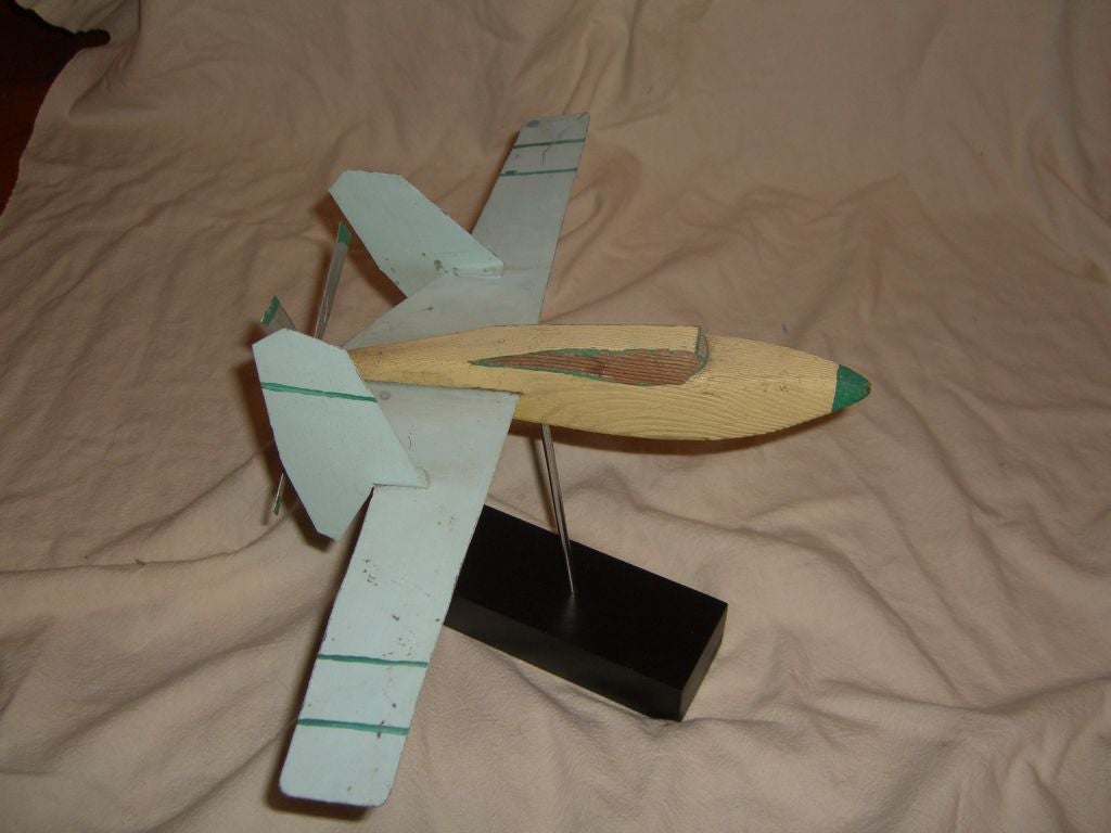 1960's wood and metal aircraft prototype design James Holt 1