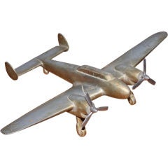 A unique piece of trench art 1944 Sicily airplane model