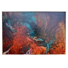 Large abstract by Gloria Rosenthal titled Solar Wind