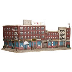 New York City st scene sculpture By Curtis Jere for Artisan House