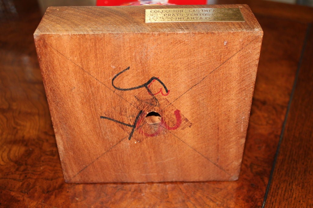 Antonio Prats Ventos enameled wood sculpture dated 1981 at 1stDibs