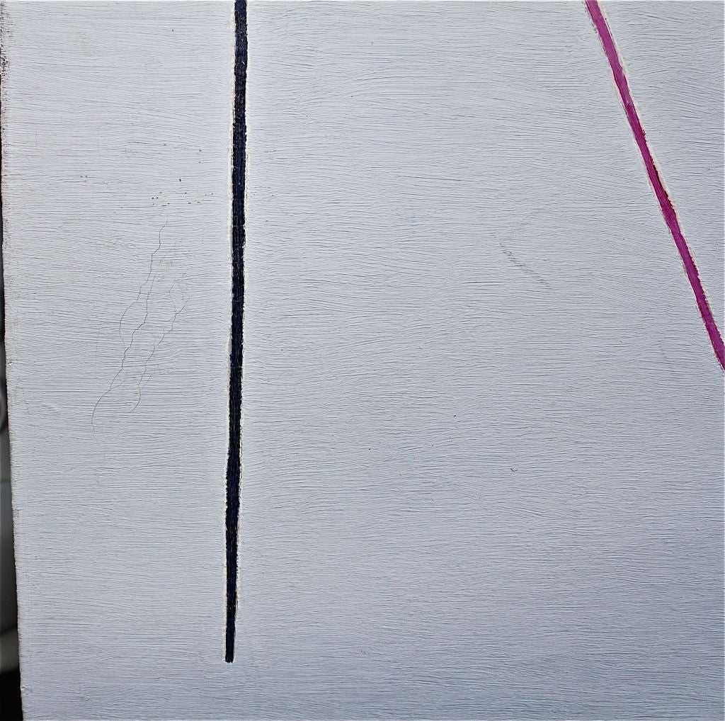 20th Century Large Scott Davis minimalist abstract painting