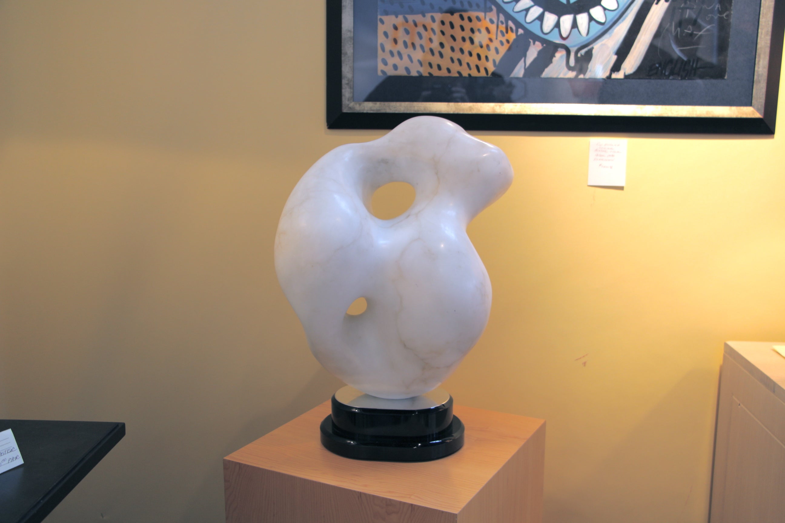 Marble Abstract on Ball Bearing Base by Stephanie Klein