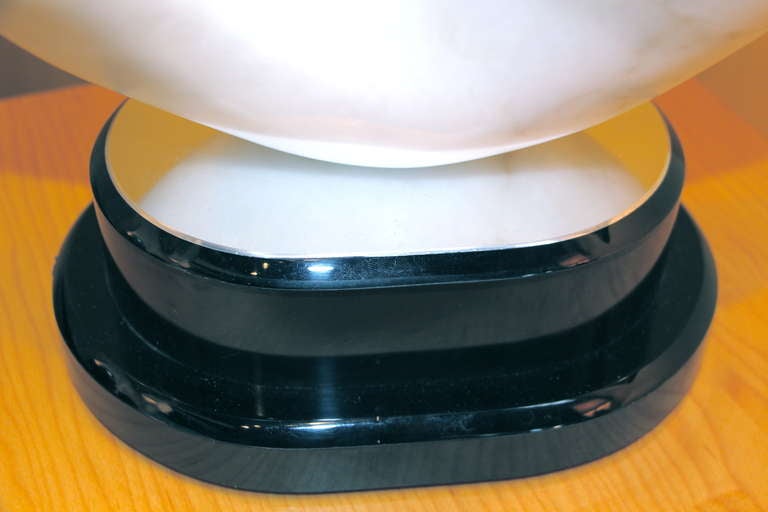 Marble Abstract on Ball Bearing Base by Stephanie Klein In Good Condition In Palm Springs, CA