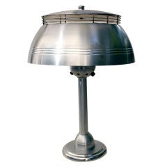 Vintage Rare 1930's American lamp o fan, desk lamp with a fan on top