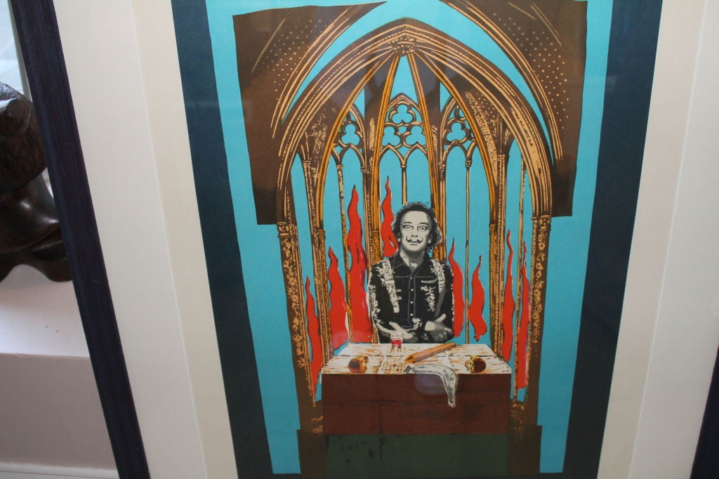 1978 Salvador Dali Lithographie Dali's Inferno 66/250 (Spanisch)