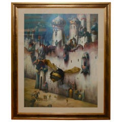 The Infinitesimal City by Gil Bruvel Early Piece Marked N.F.S. 11